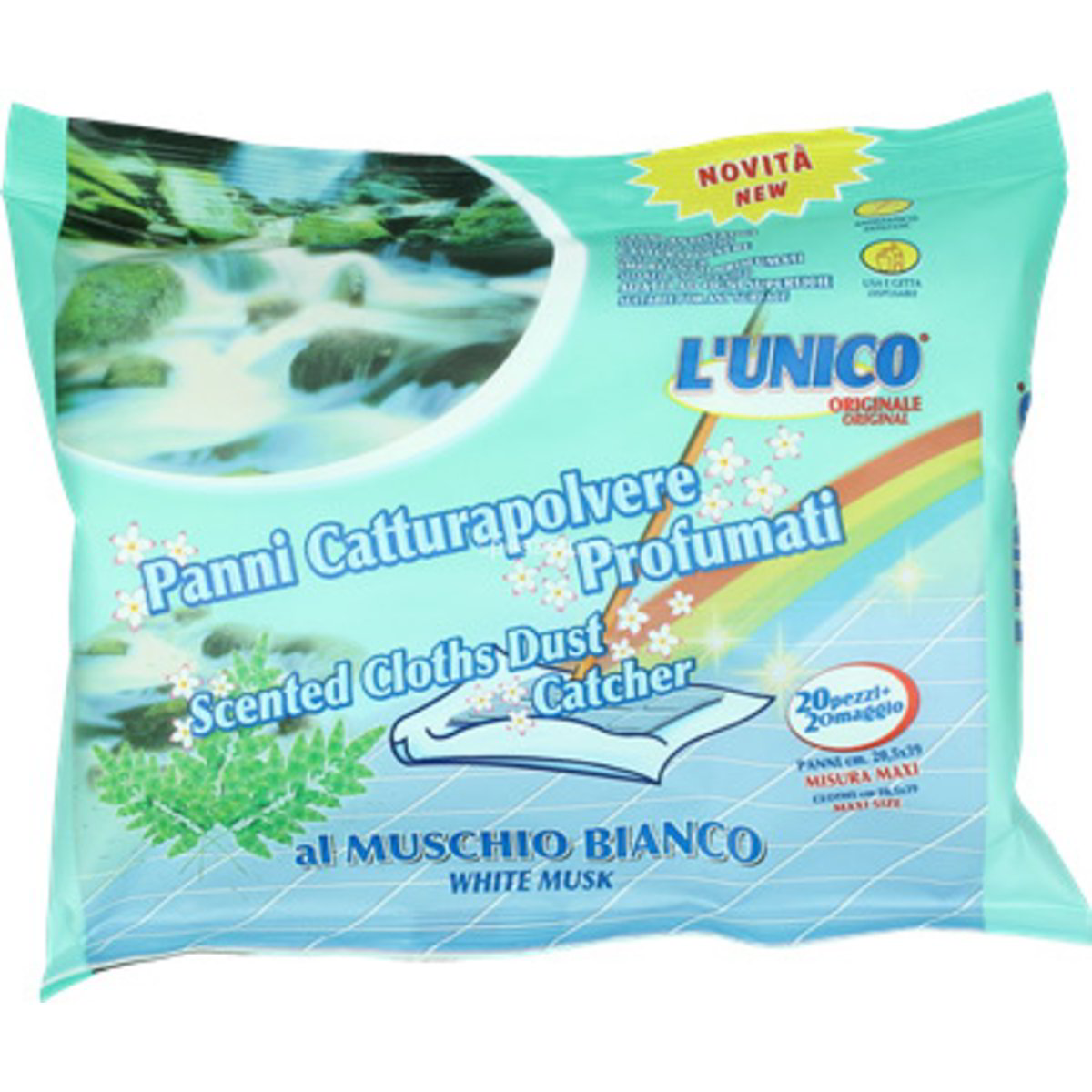 Spazzolone Guido Con 20 Panni Profumati - Attrezzo Per Pulizie Con Panno Usa E Getta - Foto 9